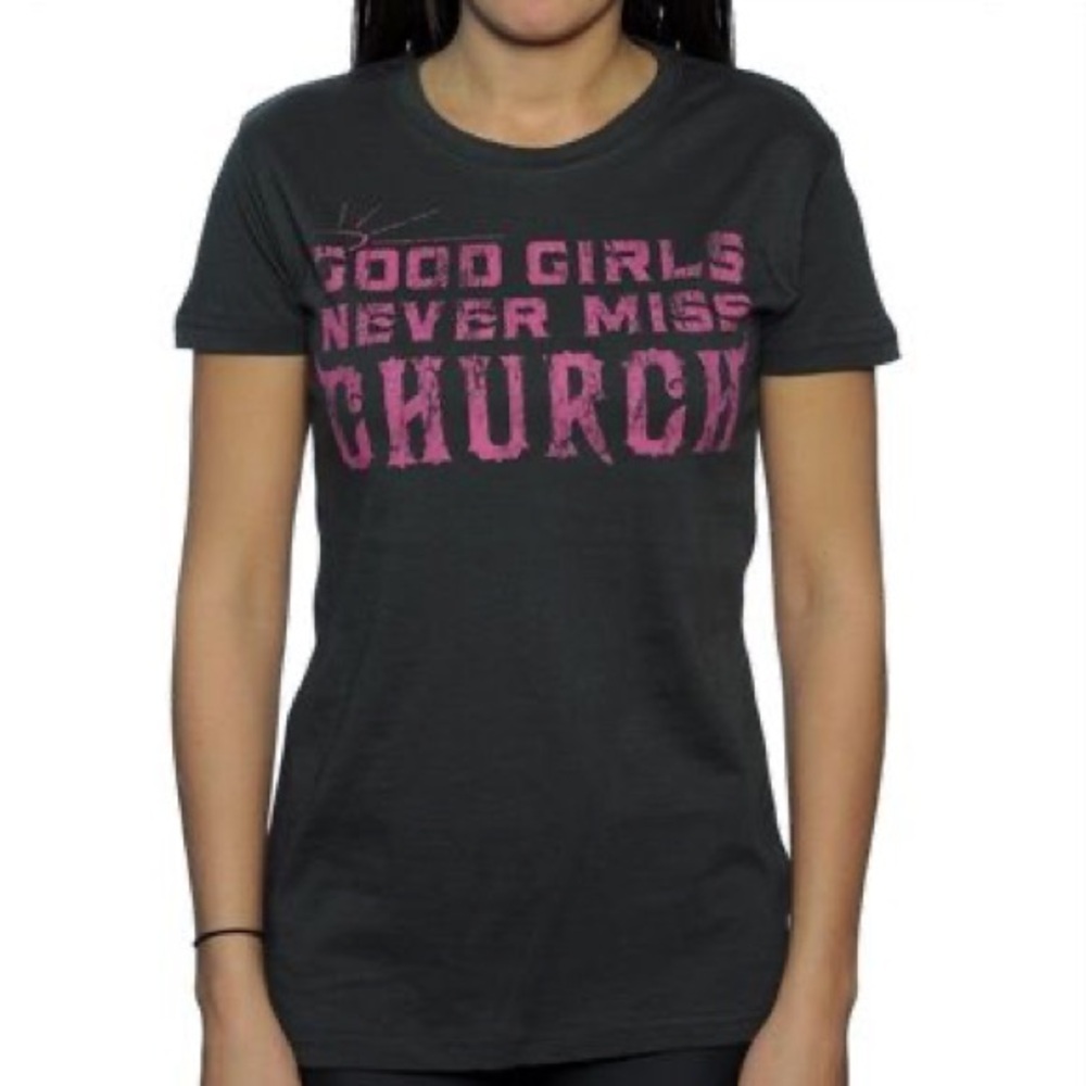 Eric Church‎ “Good Girls Never Miss Church” Ladies’ T-Shirt 🎵
